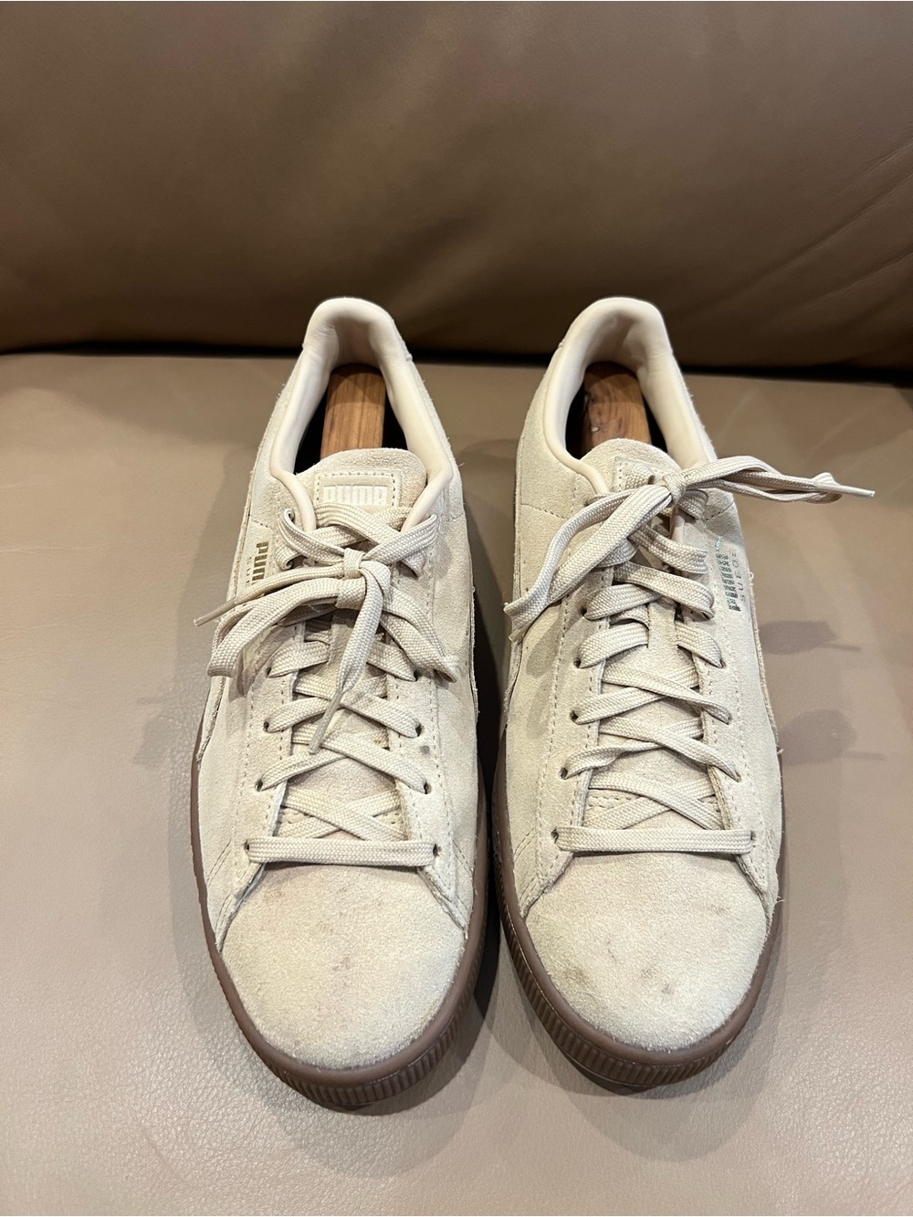 PUMA Men's Leather Suede
Pebble Gum Sneaker 381174-02 Size 8.5